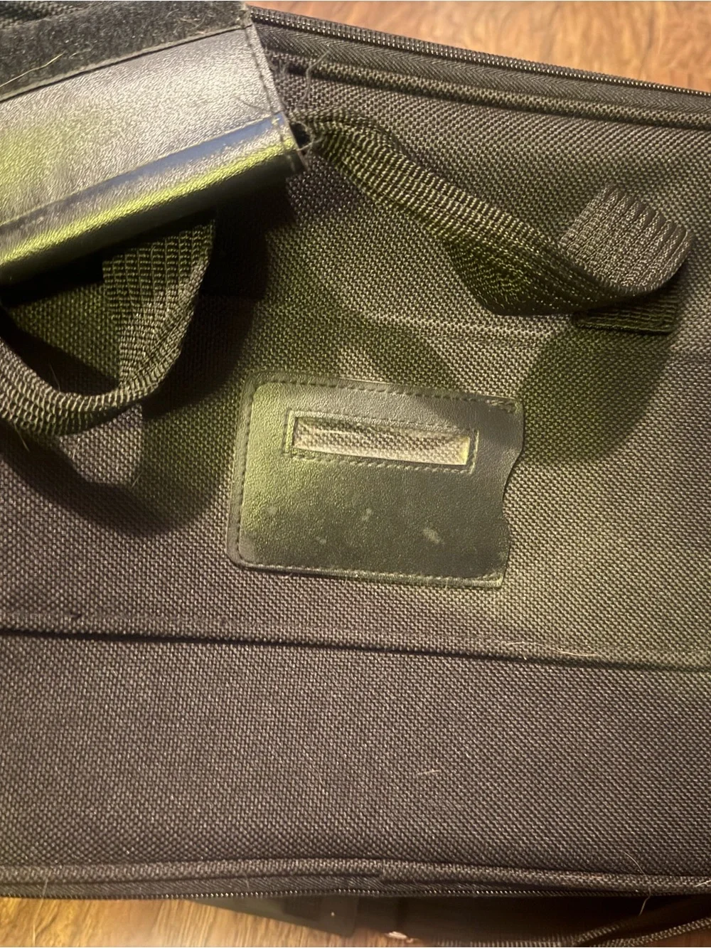 Pierre Cardin Black Laptop Briefcase with Front Pocket